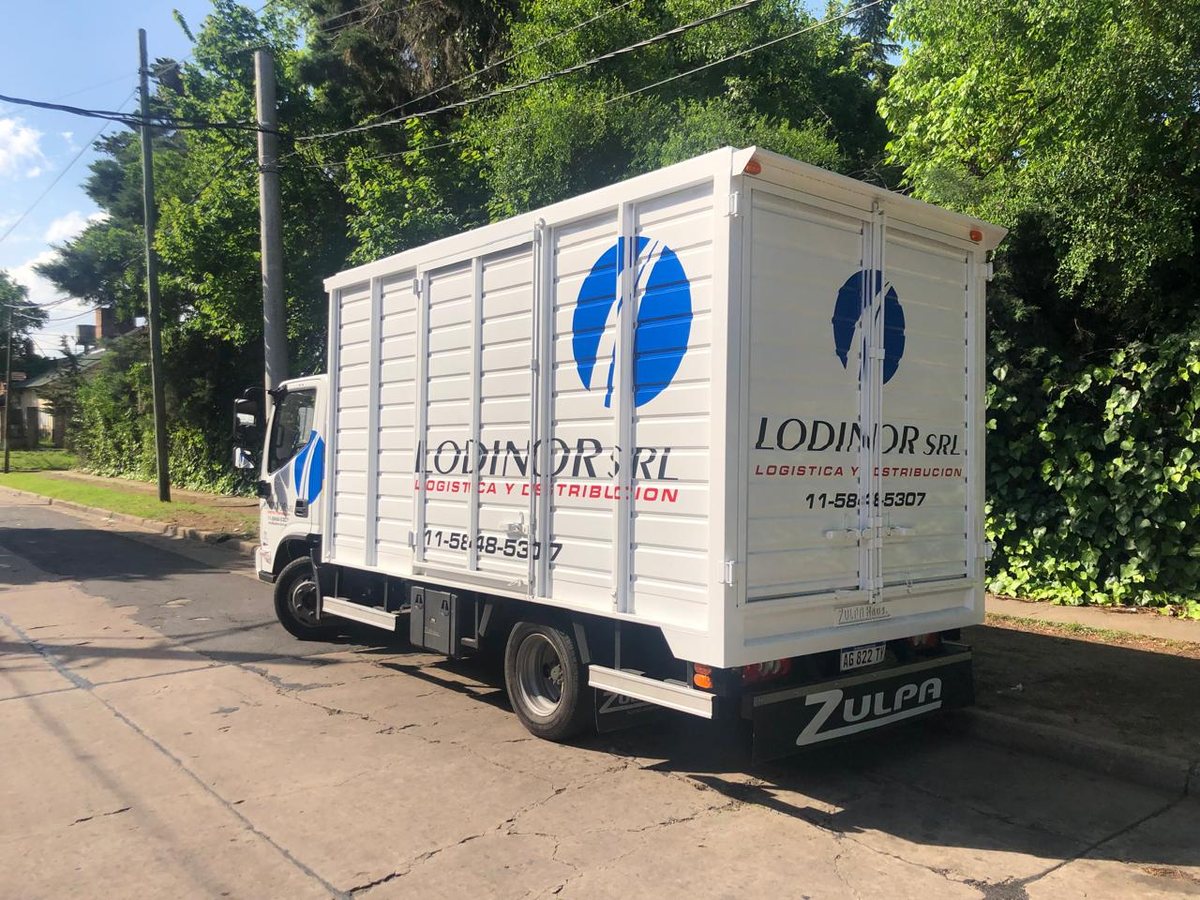 Camión Foton de Lodinor, 6 pallets